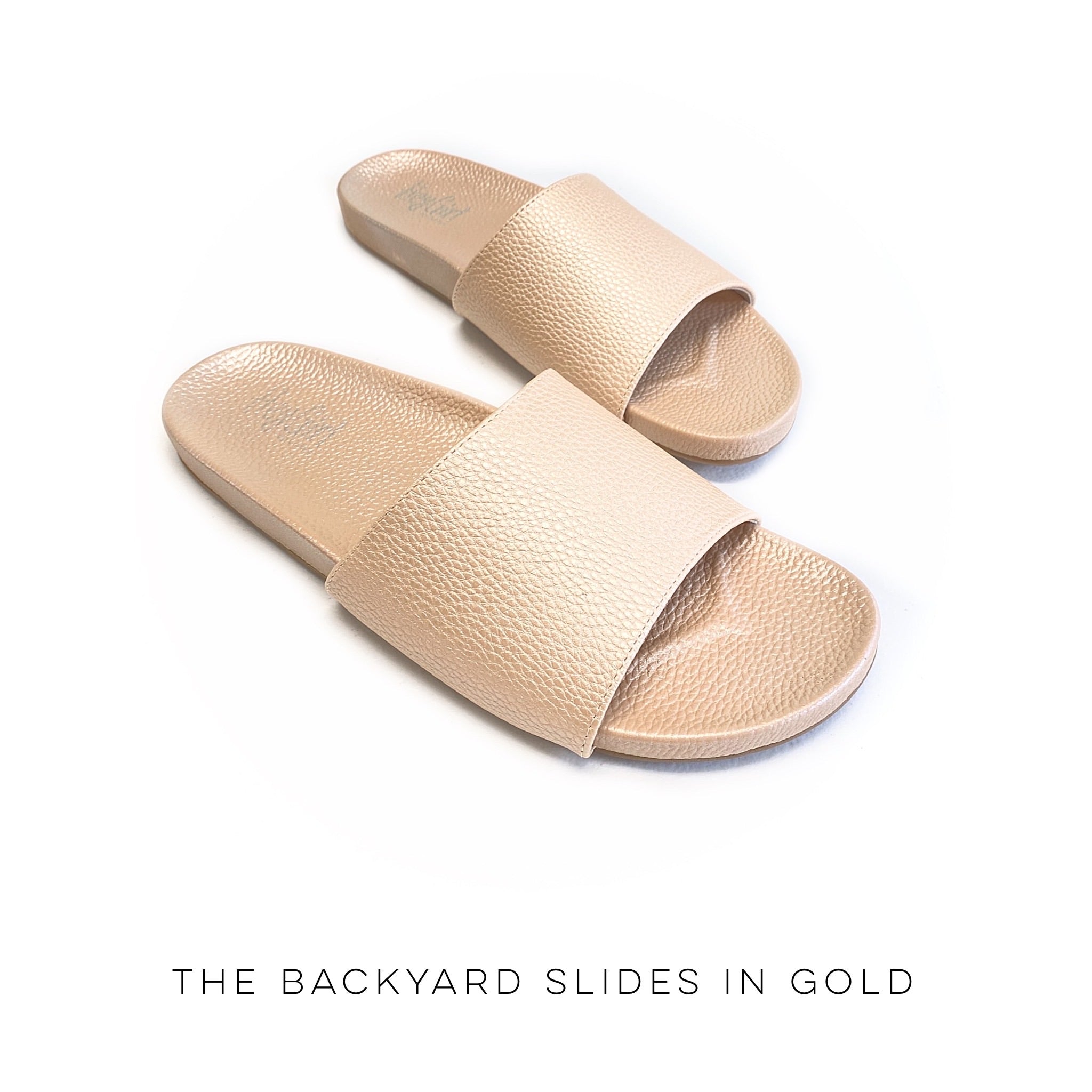 The Backyard Slides in Gold