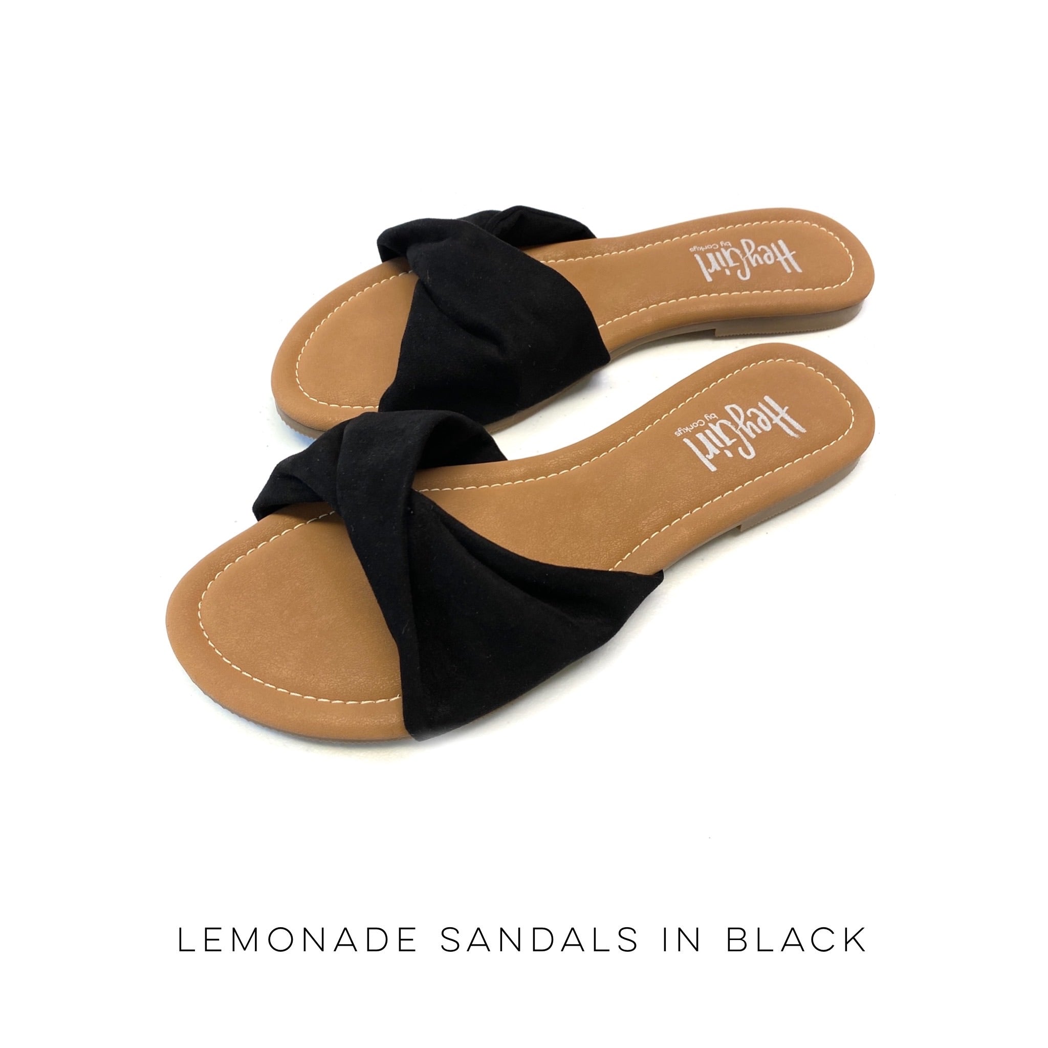 Lemonade Sandals in Black