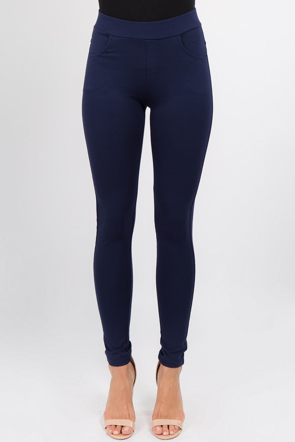 My Perfect Ponte Pants in Navy