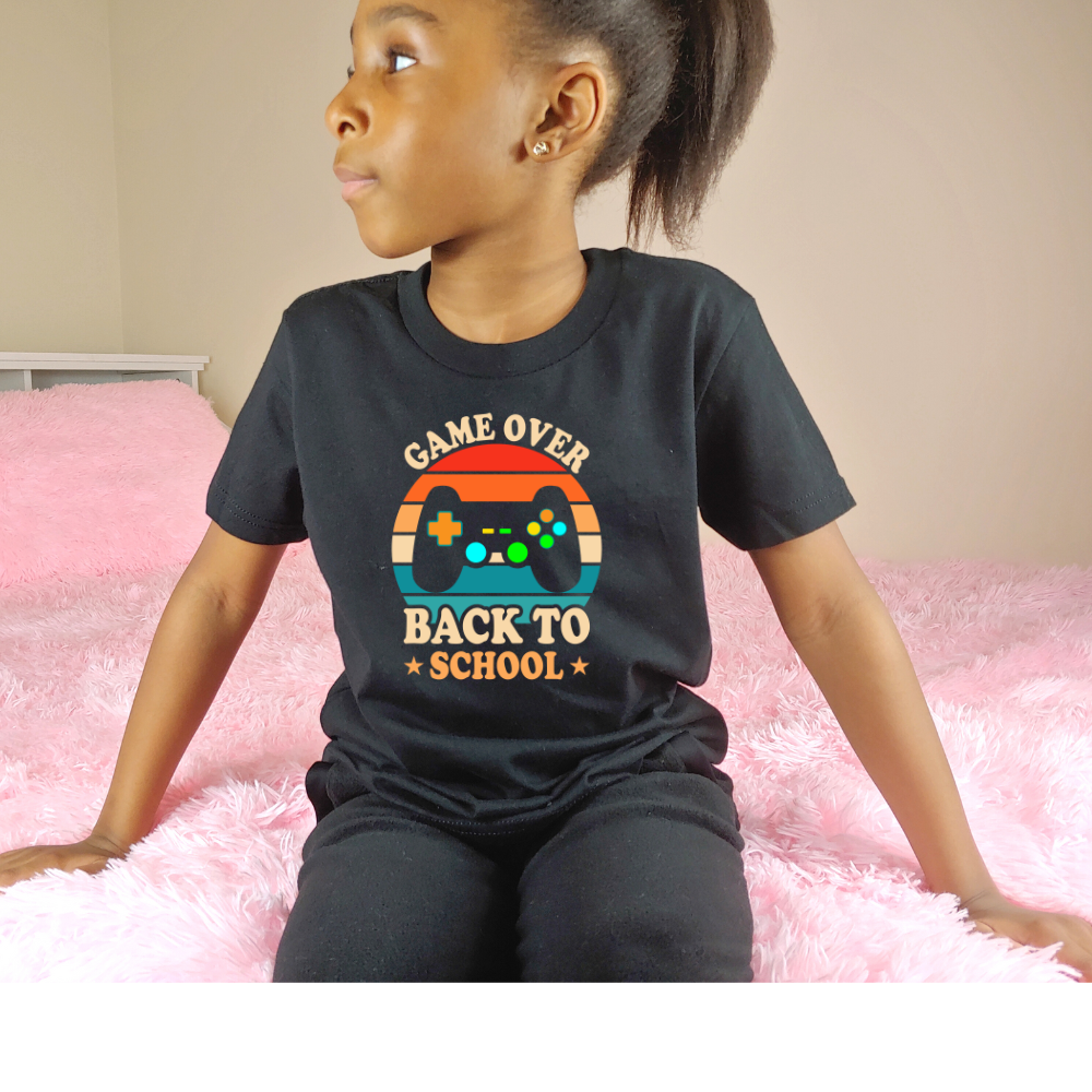 Game Over Back To School Tee- Youth