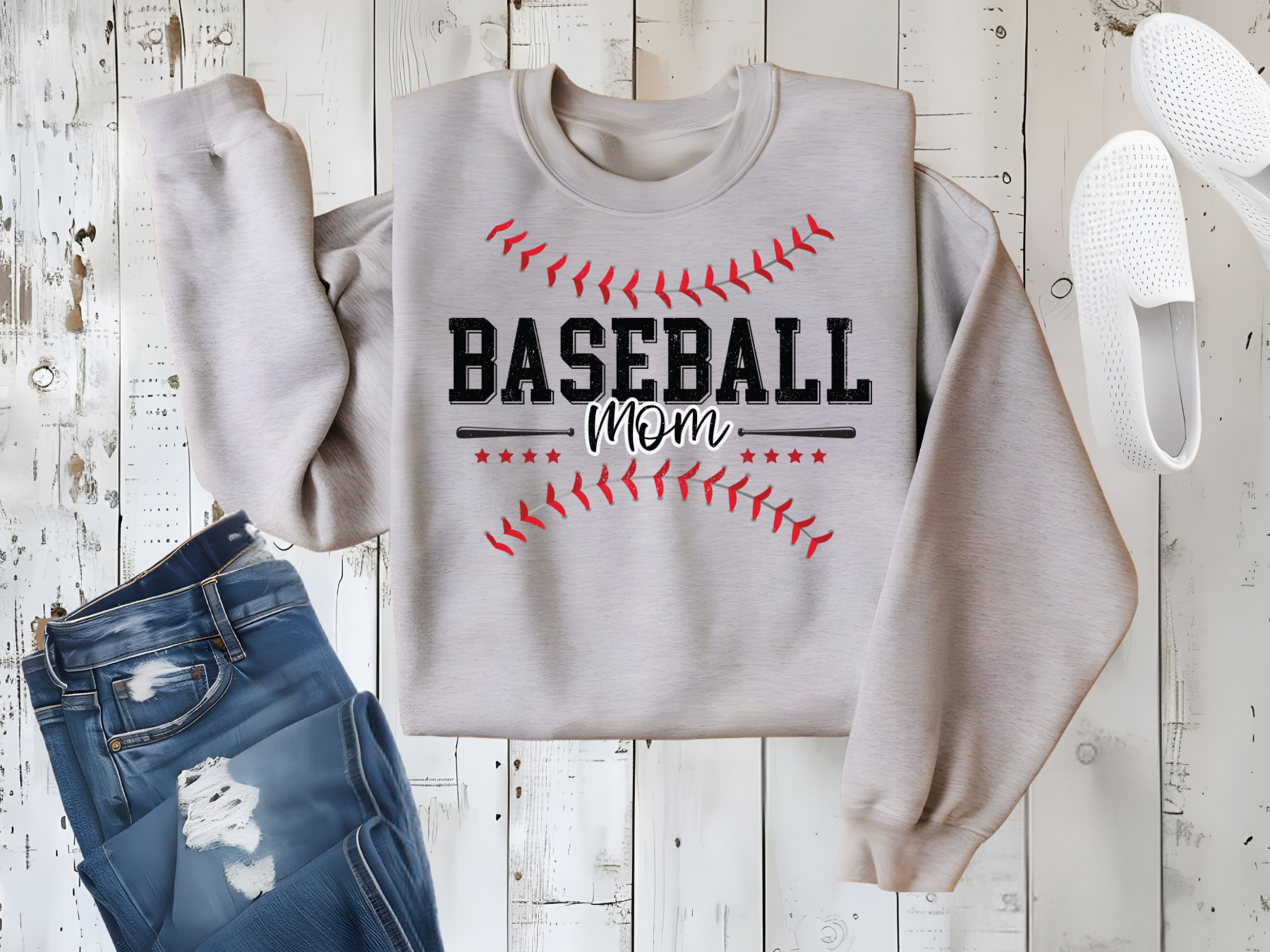 I'm A Baseball Mom Crewneck