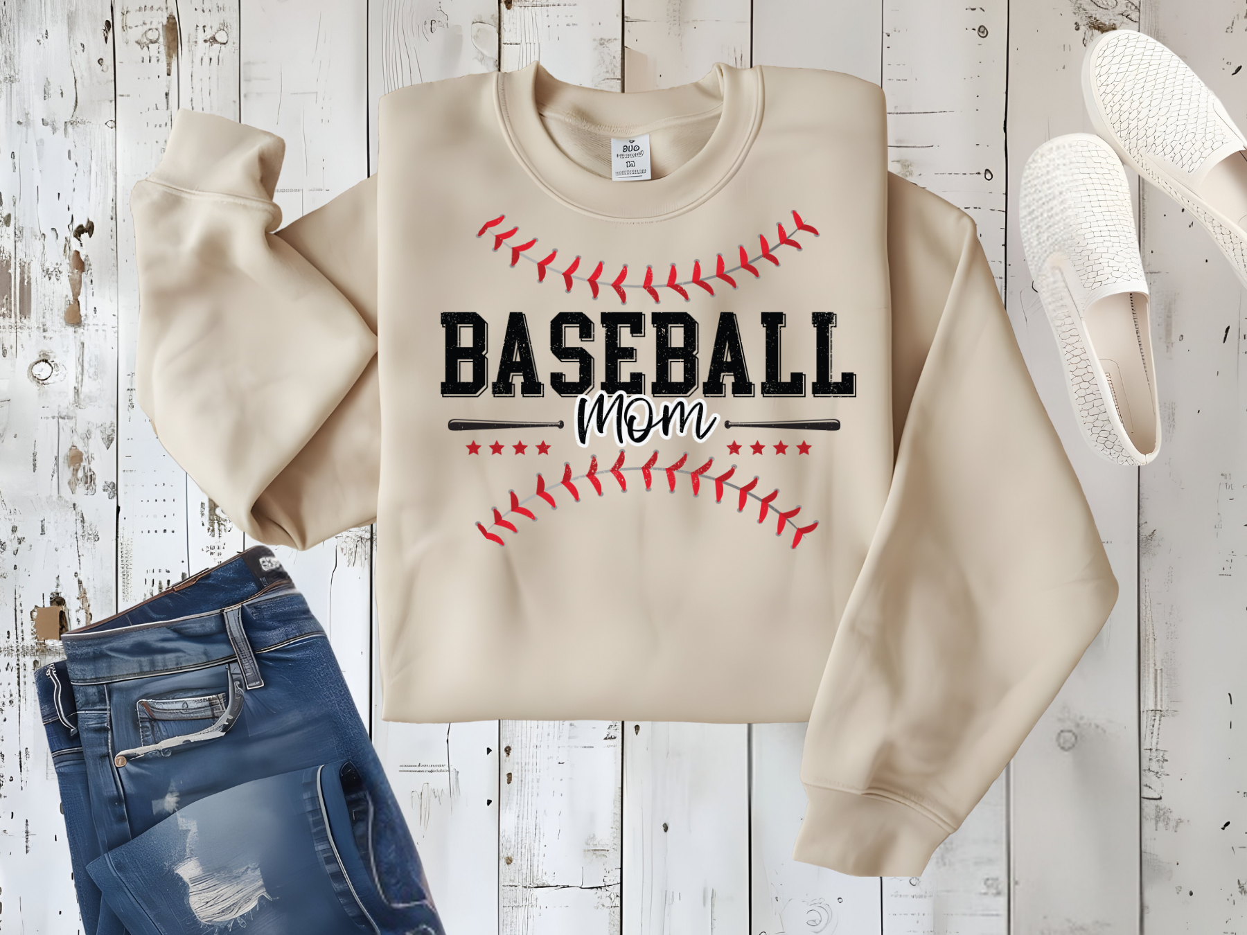 I'm A Baseball Mom Crewneck