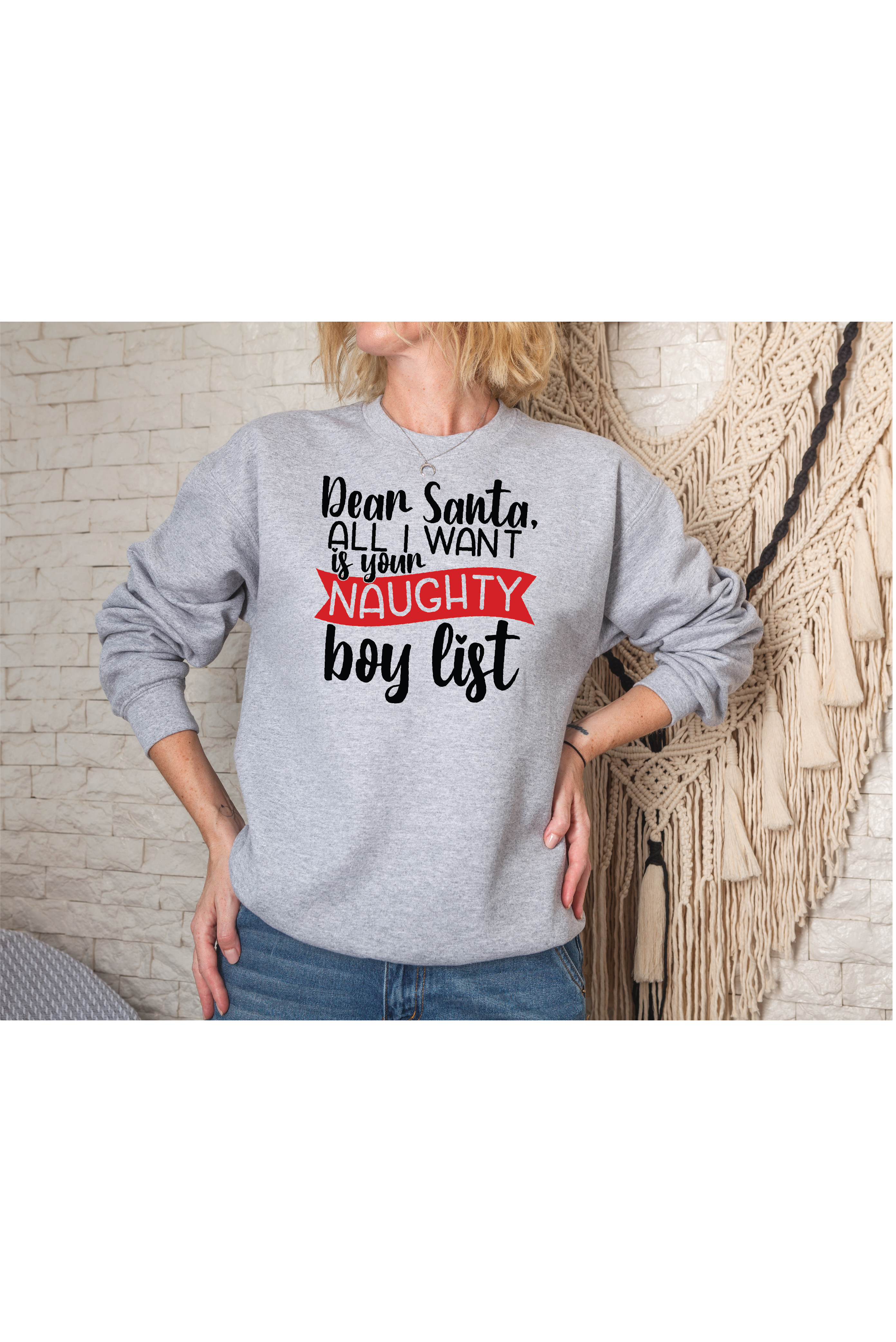 Naughty Boy List Crewneck