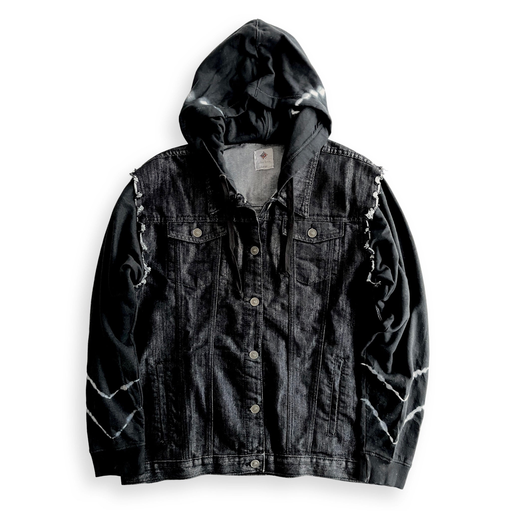 In the Zone Hooded Denim Jacket