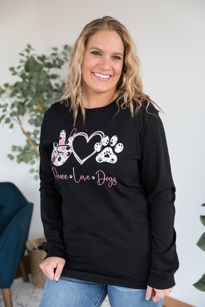 Peace Love Dogs Graphic Tee