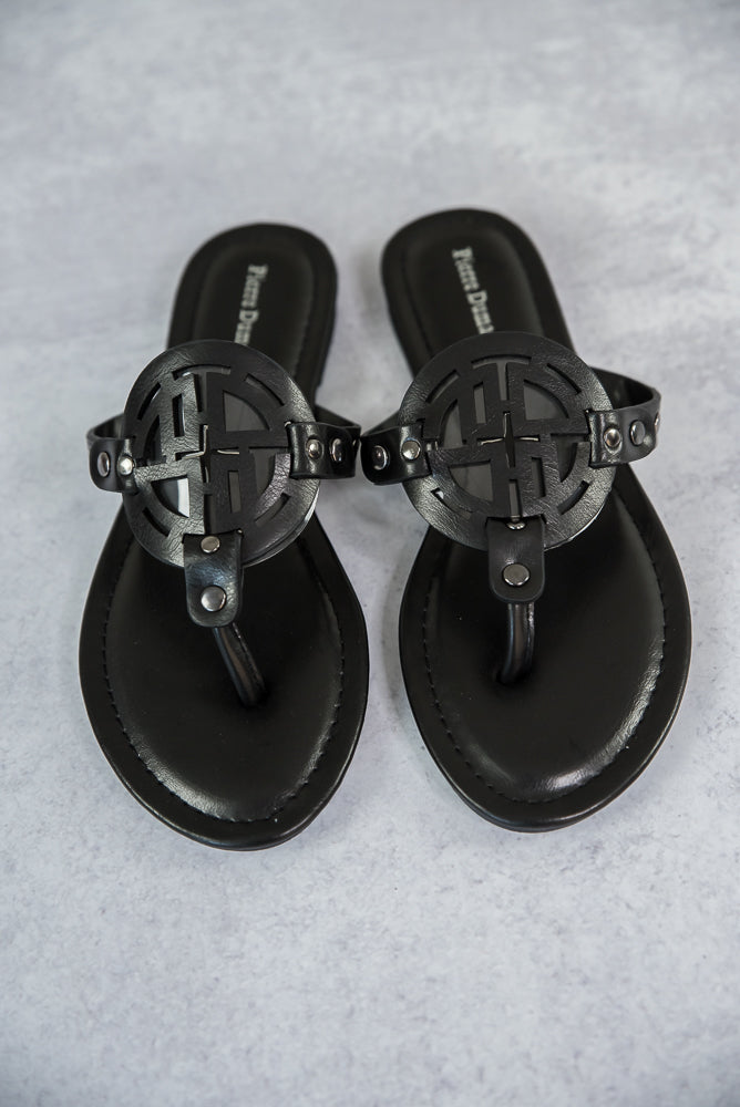 Storm Sandal in Black