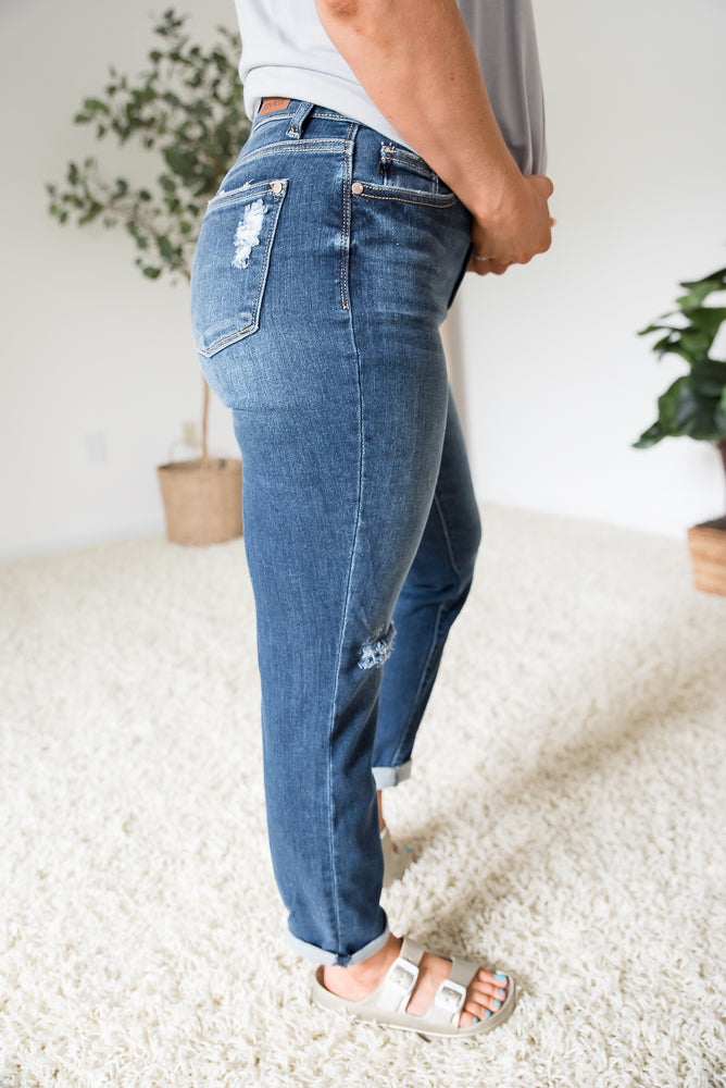 Rest Assured Judy Blue Boyfriend Jeans