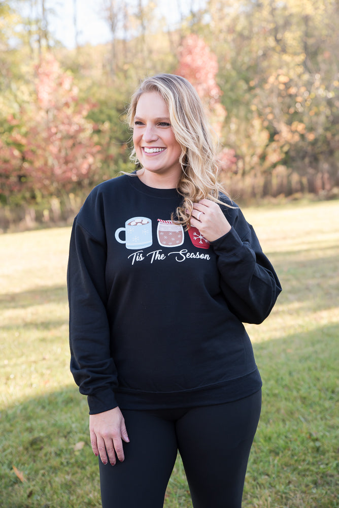 'Tis the Season Graphic Crewneck Sweatshirt