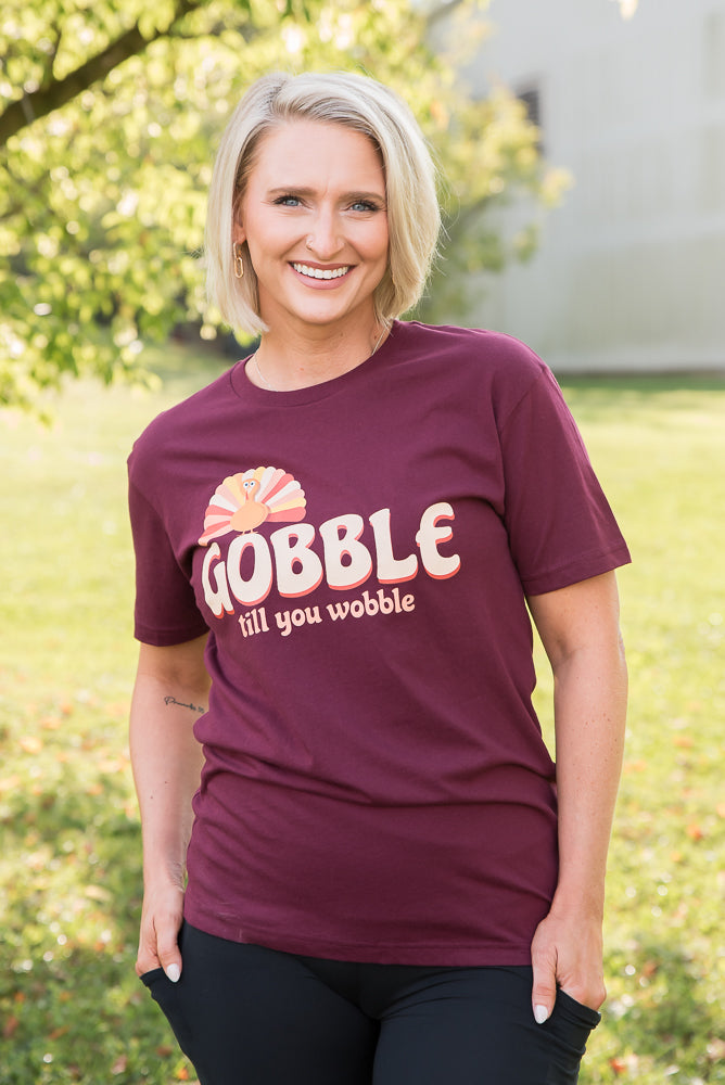 Gobble Till You Wobble Graphic Tee