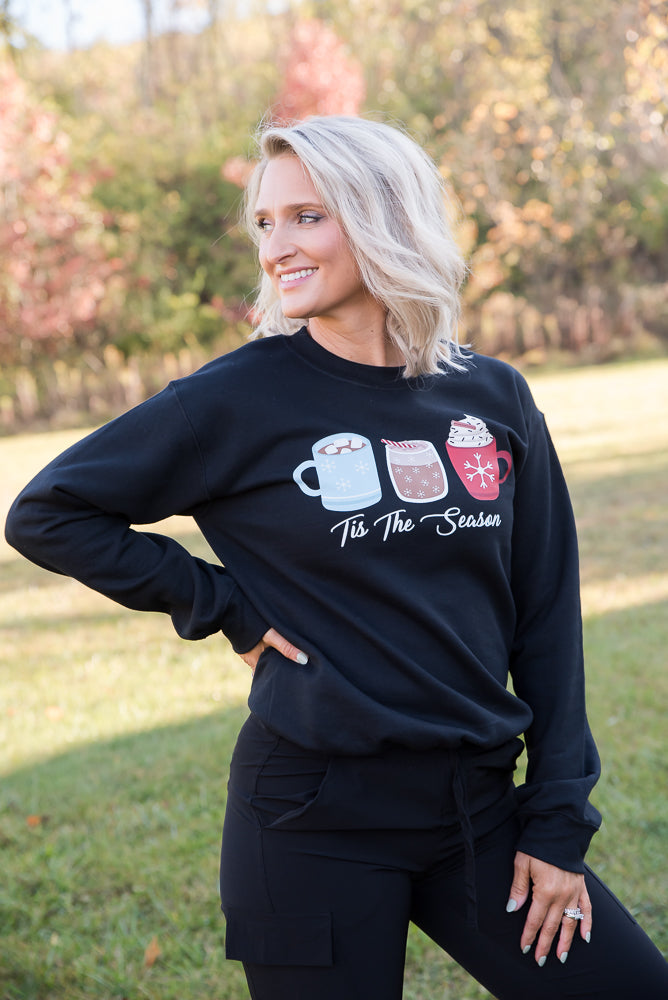 'Tis the Season Graphic Crewneck Sweatshirt