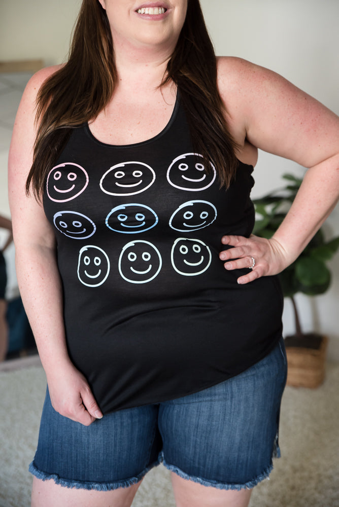 All Smiles Graphic Tank