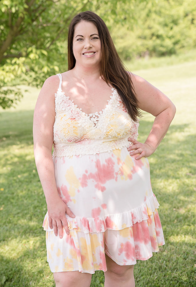 Cotton Candy Tie Dye Romper