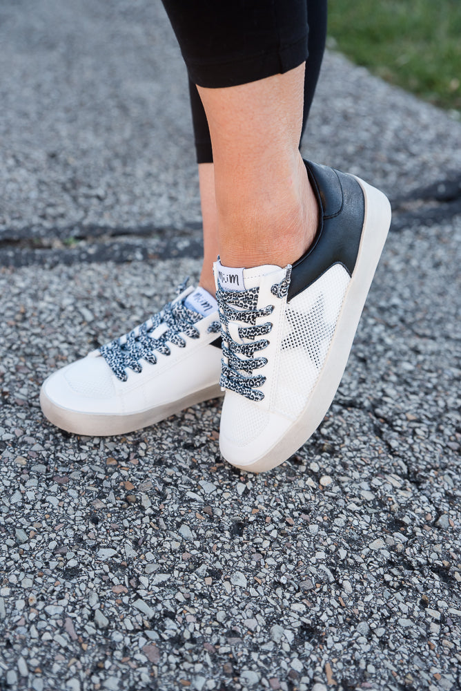 Candace Sneakers in Black and White