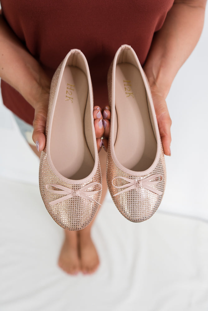 Touch of Magic Flats in Rose Gold