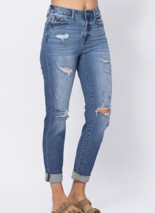 Always Beautiful Judy Blue Boyfriend Jeans