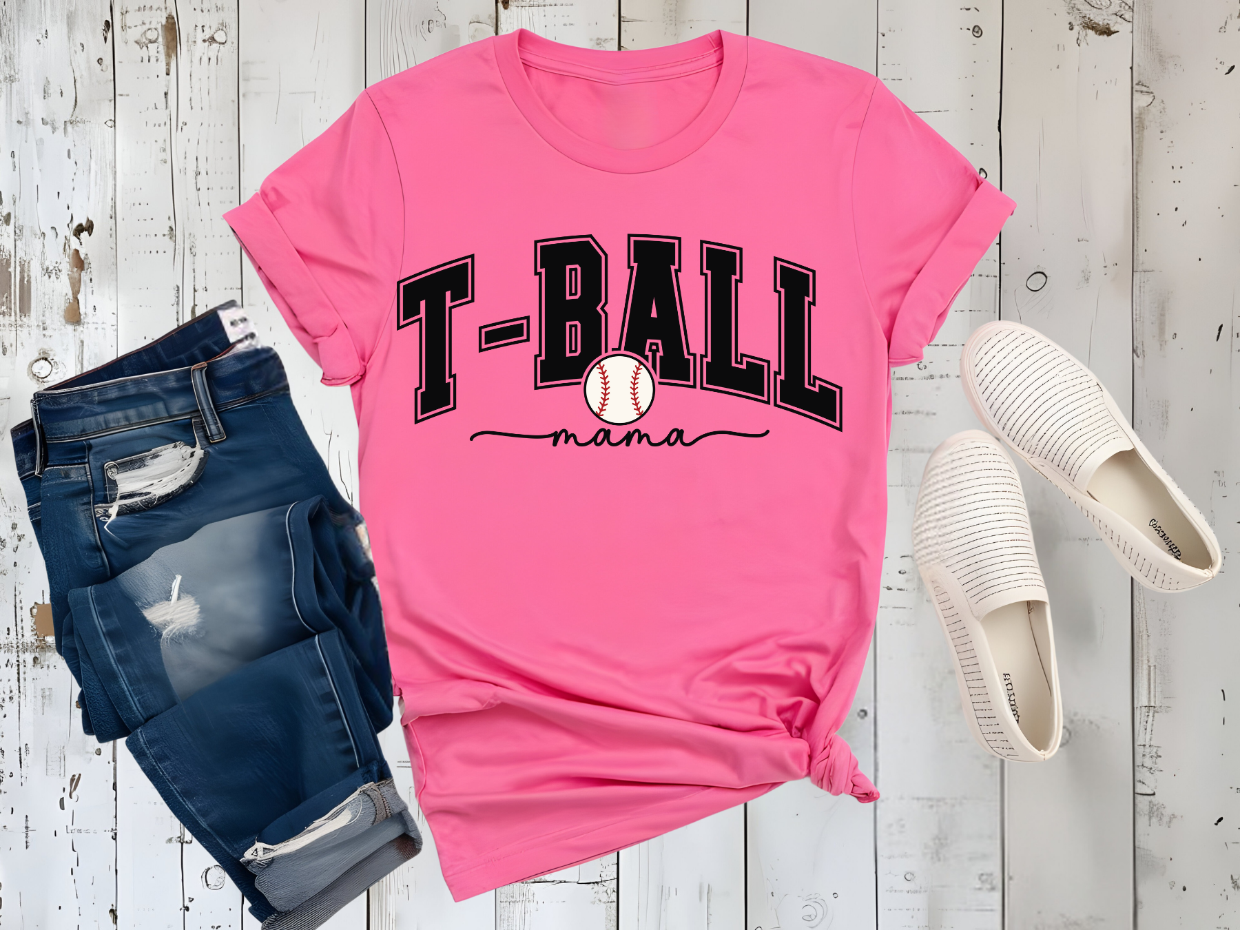 T-Ball Mama Graphic Tee